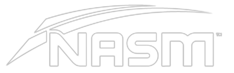 NASM White 2.5 Personal Trainer Certification NASM Logo